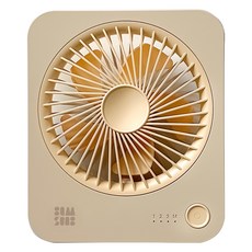 감성전자 슬림 쿼드 무선 저소음 초미풍 탁상용 사무실 선풍기, CM-S2400, 코튼베이지
