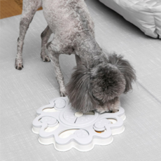 DING DONG PET 寵物智力開發花朵玩具 24 x 2 cm, 灰色, 1個