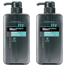 MENTHOLATUM 曼秀雷敦 抗屑冰涼洗髮精 無矽靈配方 添加抗屑成分, 550ml, 2瓶