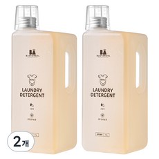 비지엔젤 초고농축 아기 세탁세제 코튼블라썸, 2개, 1L