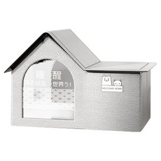 skylife 寵物空調屋 送10個冰袋+2個吸水棉袋 防水布料 防曬抗風 大空間, 中號, 灰色, 1組