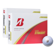 BRIDGESTONE GOLF 超直科技高爾夫球 3層, 珍珠白, 2個