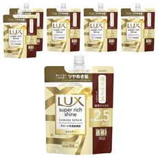 LUX 麗仕 SUPER RICH SHINE 深層修護洗髮精補充包 720g 特大尺寸, 6包