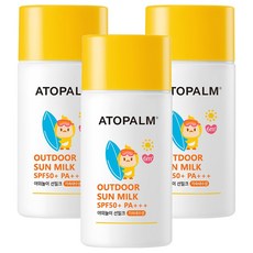 ATOPALM 愛多康 幼兒戶外遊戲防水防曬乳 SPF50+ PA+++, 3套