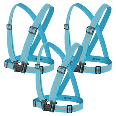 엑스밴드 안전 반사조끼, 스카이, 3개