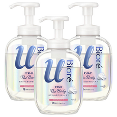 Biore 蜜妮 台灣公司貨 高彈潤沐浴慕絲 優雅花香, 540ml, 3瓶