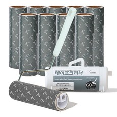 Home&Me 超強力斜切設計除塵滾筒 本體 + 60張補充包 9入, 1套
