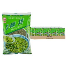義峰食品 綠豆, 400g, 20包