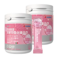 코오롱제약 프리미엄 저분자 피쉬 콜라겐 30p, 60g, 2개