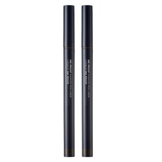 THE FACE SHOP 菲詩小舖 fmgt 防水墨水眼線液筆 0.6g, 02 持久棕, 2個