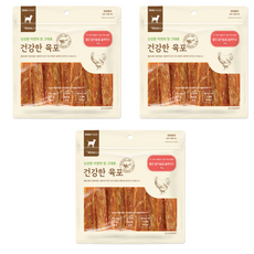 굿데이 강아지 건강한 육포, 쫄깃 닭가슴살 슬라이스, 300g, 3개