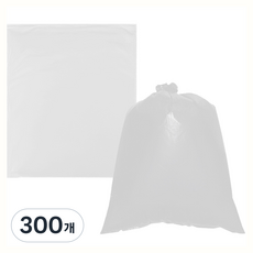 월드크린 분리수거 평판 비닐봉투 투명, 20L, 300개