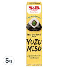에스앤비 유자 미소 페이스트, 40g, 5개