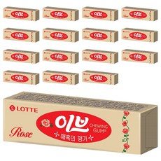롯데 이브로즈 껌, 26g, 16개