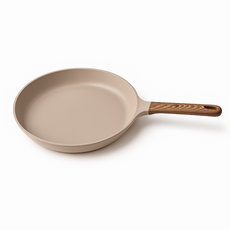 Kitchen-Art Bon 木柄鑽石塗層平底鍋 淡粉色, 28cm, 1個