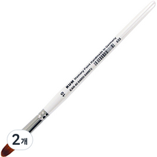 KUM 庫姆 Memory Point 圓頭平刷, 2個, 10號