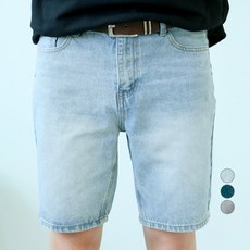 BLUEFORCE 男款 Rosedel 五分基本版型彈性丹寧牛仔短褲