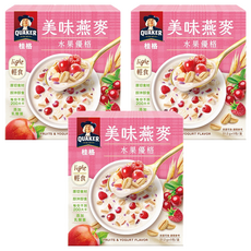 QUAKER 桂格 美味燕麥 水果優格 5包, 256g, 3盒