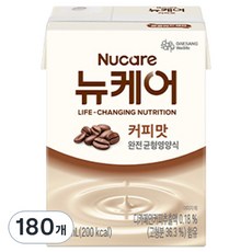 뉴케어 정품 커피맛 완전균형영양식, 200ml, 180개