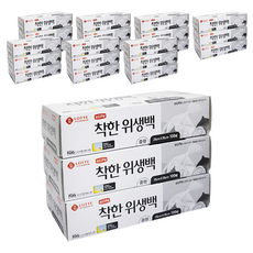 롯데이라이프 착한 위생백 중형 25 x 35 cm, 중(M), 100개입, 24개