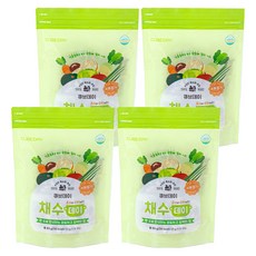 큐브데이 채수데이 채수팩 대용량 야채육수 4p, 4개, 80g
