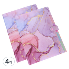 Allode 極光 5頁 A4 文件夾 32.5 x 24 cm, TYPE05粉紅色, 4個