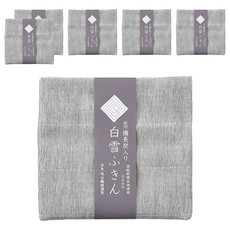 Shirayuki 垣谷纖維 紀州備長炭拭巾, 40 x 30cm, 6條