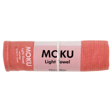KONTEX MOKU超速乾輕薄吸水長毛巾, 珊瑚橘, 1條
