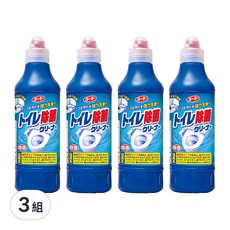 第一石鹼 Rookie 馬桶清潔劑，45°彎嘴設計，輕鬆清潔馬桶邊緣，強力洗淨，4瓶裝, 2L, 3組