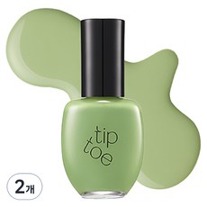 팁토우 주스토 네일 폴리쉬 매니큐어, 301 피스타치오, 10ml, 2개