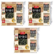 양반 참기름 김, 4.5g, 36개
