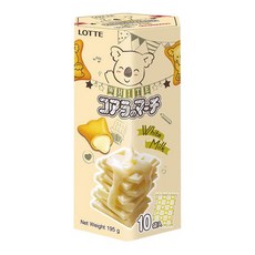 LOTTE 樂天 小熊餅 香濃煉乳風味, 195g, 1盒