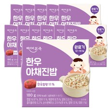 Baby Bonjuk 常溫寶寶粥 完成期 韓牛蔬菜軟飯, 韓國牛肉蔬菜杜松子酒米手套, 12個