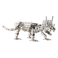 eitech 益智鋼鐵玩具 恐龍系列-三角龍 C96, 德國學校核准的最佳組裝玩具教材, 1個