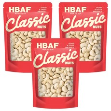 바프 클래식넛츠 볶음 캐슈넛, 200g, 3개