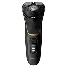 PHILIPS 飛利浦 Series 4000 電動刮鬍刀 S4303 黑色 + 銀灰 全機可水洗 彈出式鬢角刀 USB充電式