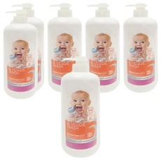 媽媽餵 奶瓶蔬果洗潔精，溫和pH5.5，適用於奶嘴、奶瓶、餐具、蔬果, 700ml, 6瓶