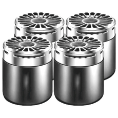 小麥購物 S249 香氛膏 車用 109g, 4罐, 檸檬