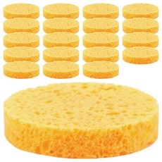 Jute 黃金纖維素海綿 15mm, 黃色, 20個