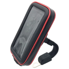 E Store 機車防水包 L號 防水防震 機車手機支架 機車導航支架, 黑色, 1個