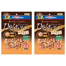 DoggyMan 多格漫 雞肉塊, 骰子魚肉風味, 300g, 2包