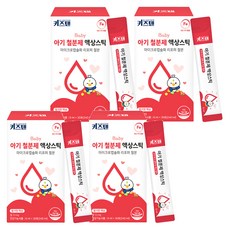 키즈텐 아기 철분제 액상스틱, 240ml, 4개