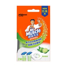 威猛先生 潔廁清香凍補充管, 阻隔髒汙臭味, 清新檸檬, 76g, 1盒