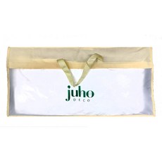 juho DECO 兒童純棉睡袋，含枕頭，附收納袋, 彩色恐龍, 1組