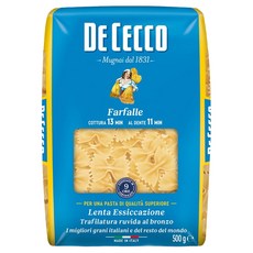 DE CECCO 得科 大蝴蝶結麵 NO.93, 500g, 1包