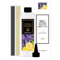 더허브샵 특대용량 디퓨저 리필오일, 레몬라벤더, 1L, 1개