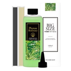 더허브샵 특대용량 디퓨저 리필오일, 피톤로즈마리, 1L, 1개