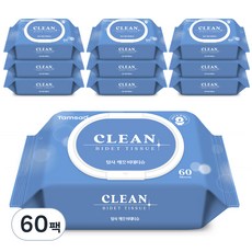 탐사 깨끗 비데티슈 캡형, 60매, 60개