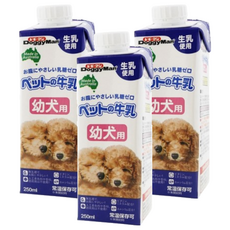 DoggyMan 多格漫 澳洲犬用牛奶 幼犬用, 3瓶, 250ml, 牛奶