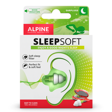 ALPINE SleepSoft 睡眠耳塞, 1個, 1副